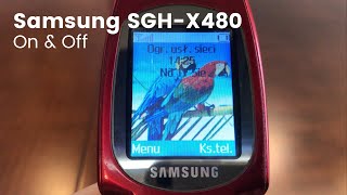 Samsung SGH-X480 - On & Off