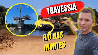 FRETE TOP. travessia na BALSA do Rio das mortes