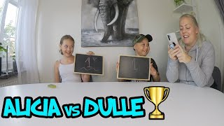 VEM VET MEST ALICIA vs DULLE | CHALLENGE