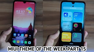 Miui 12 Best Theme Of The Week Part 15 | 2021 Best Themes | Unique iOS Theme | Minimal UI