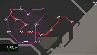 Mini Metro Speedrun | Barcelona 1000 pax [8:43.96]