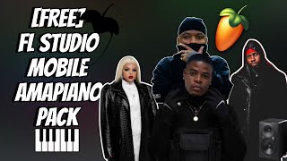 🔌FL Studio Mobile Amapiano Pack + FLM Project (This pack will change your phone producing game)🥁🎹!