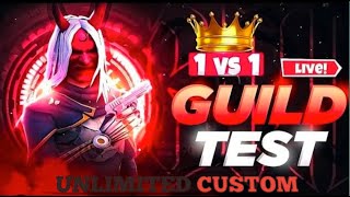 🛑 [ Live ] guild test live | mobile player 1v2 | 😱 pc player 1v4 🥵 | garena free fire -