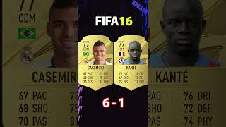 Casemiro Vs Kante FİFA #itzy #midzy #naberyoutube #keşfet #futbol  #shorts #fifa