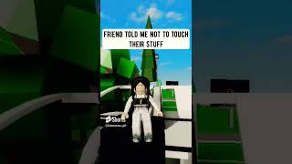 when your siblings tell you not yo touch their stuff #2023 #roblox #yourmonthyourrobux #robloxmemes