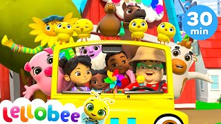 I Love Lellobee City Farm | Lellobee City Farm | Dance Party Songs 2024 🎤 Sing and Dance Along 🎶