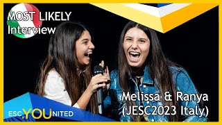 MOST LIKELY with Melissa & Ranya from Italy | Junior Eurovision 2023