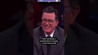 NICKI MINAJ RAPS ABOUT STEPHEN COLBERT #shorts #nickiminaj #stephencolbert