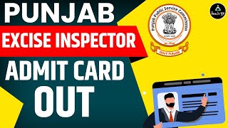 PUNJAB EXCISE INSPECTOR | ADMIT CARD OUT | NIHARIKA MA'AM | RG #punjab #punjabexciseinspector2022