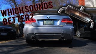 VRSF Street vs. Race Exhaust Comparison - Single Turbo N54