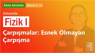 Üniversite Fizik I - Bölüm 8.10 Çarpışmalar: Esnek Olmayan Çarpışma