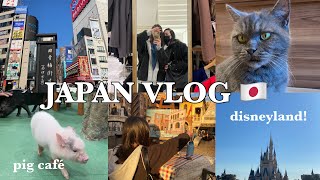 JAPAN TRIP VLOG 🇯🇵 (disneyland, onsen, seeing cute pigs 🐷, trying new food!)