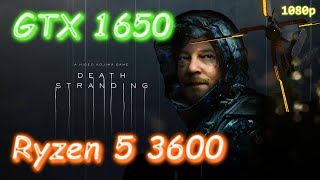 GTX 1650 + Ryzen 5 3600 - Death Stranding- -"Default" - 1080p