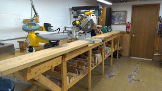 DIY Chop Saw Table with Trick Stop Block