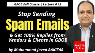 Stop sending spam emails & get 100% replies from vendors & clients in Guest Posting | RAKIZAR Online