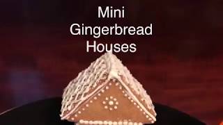 Mini gingerbread houses