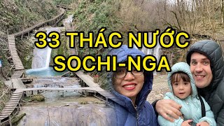 Cuộc sống Nga-Sochi-Cùng gia đình đi leo núi ở 33 thác nước vào cuối tuần