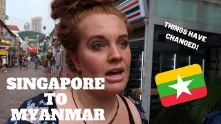 This is Myanmar!?!? Flying Singapore to Yangon on Jetstar