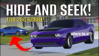 HIDE AND SEEK CHALLENGE in GREENVILLE Roblox!