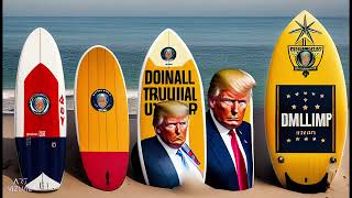 Trump Surfboards AI Commercial Ad: Make America Surf Again!