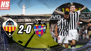 CASTELLÓN 2-0 LEVANTE: L'anàlisi del partit en clau ALBINEGRA