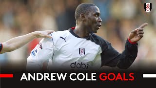 All 12 Andrew Cole Goals For Fulham | Premier League Hall Of Fame