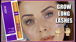 GROW YOUR LASHES SUPER LONG! iGlow Review + Results [AD]