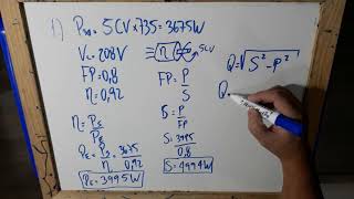 Resolução de Exercícios - Rendimento de Máquinas Elétricas.