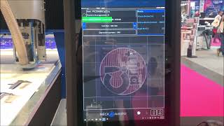 Visualisation parcours d'outils en live - Machine de fraisage 3 axes MECANUMERIC MECAPRO NL