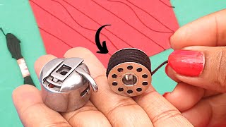 Bobbin में ऊन भर कर बनाएं ख़ूबसूरत Design/ Sewing Tips जो आपके काम को आसान और आपको परफेक्ट बना देगी