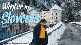 Winter In Slovenia ❄️ 🇸🇮 Postojna Cave, Predjama Castle & Skiing + Best restaurant ever!