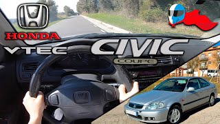 1999 Honda Civic Coupé EJ8 VTEC (92kW) POV 4K [Test Drive Hero] #18 ACCELERATION,ELASTICITY, DYNAMIC