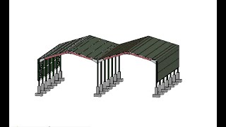 SIMPLE APPROCH TO MODEL DOUBLE PORTAL FRAME IN REVIT