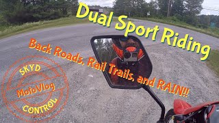 Dirt Road Riding and some Hawk 250 Updates and Complaints - A Dual Sport Motovlog