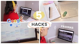 GUÍA PARA CLASES ONLINE 💻🤓📚{ORGANIZARSE CON GOOGLE CALENDAR, EXTENSIONES, HACKS, PÁGINAS Y MÁS} ✨