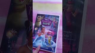 Meu dvd do filme A PRINCESA E O SAPO! #disney #shortvideo #princesa #dvd #filme