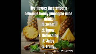 the Honey Pineapple. Business English. SEPTO INDARTO's