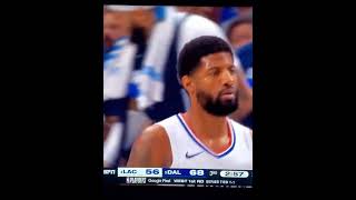 Paul George circus shot vs Dallas