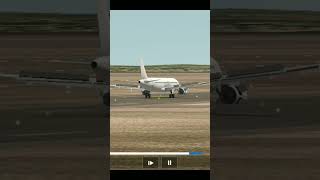 Smooth Landing Airbus A320  #realflightsimualtorrotos #realflighsimulator #shorts