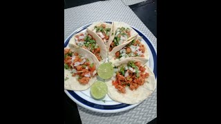 TACOS de soya ESTILO PASTOR