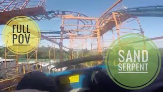 Sand Serpent Roller Coaster POV Busch Gardens Tampa 1080p 60fps