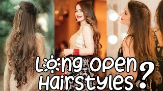 Open Hairstyles For Long Hair On Lehenga Konda Mosthara Wedding 2023