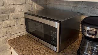 GE JES1145SHSS Microwave Oven, Compact Cubic, GE Stainless steel modern microwave