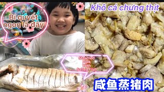 Khô cá mặn chưng thịt heo / khô chưng thịt heo thao cách người hoa ở Malaysia /khô chưng thịt .