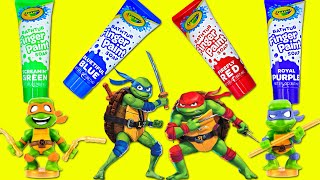 Treasure X Teenage Mutant Ninja Turtles Sewer Rescue, Finger Paint Bath