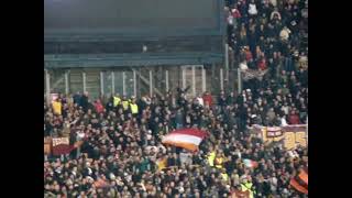 Roma - Cagliari 2008/2009 ultras Roma - inno più tifo curva sud in azione - amarcord