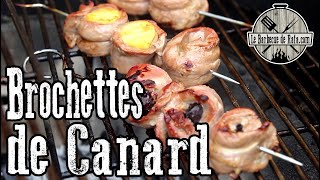 Brochettes d'Aiguillettes de Canard à l'ananas 🍍🦆