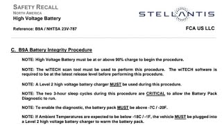 B9A Recall Clarification