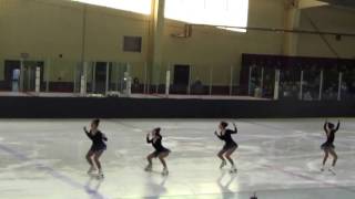 Emma's Group skates to "Kung Fu Fighting"-  4/2/2017