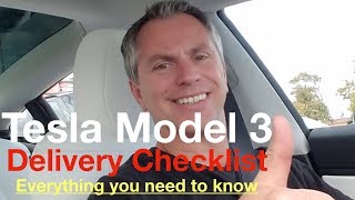 Tesla Model 3 Delivery Checklist | Everything You Need to Know |